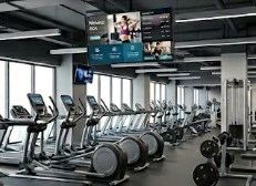 TV em academia
