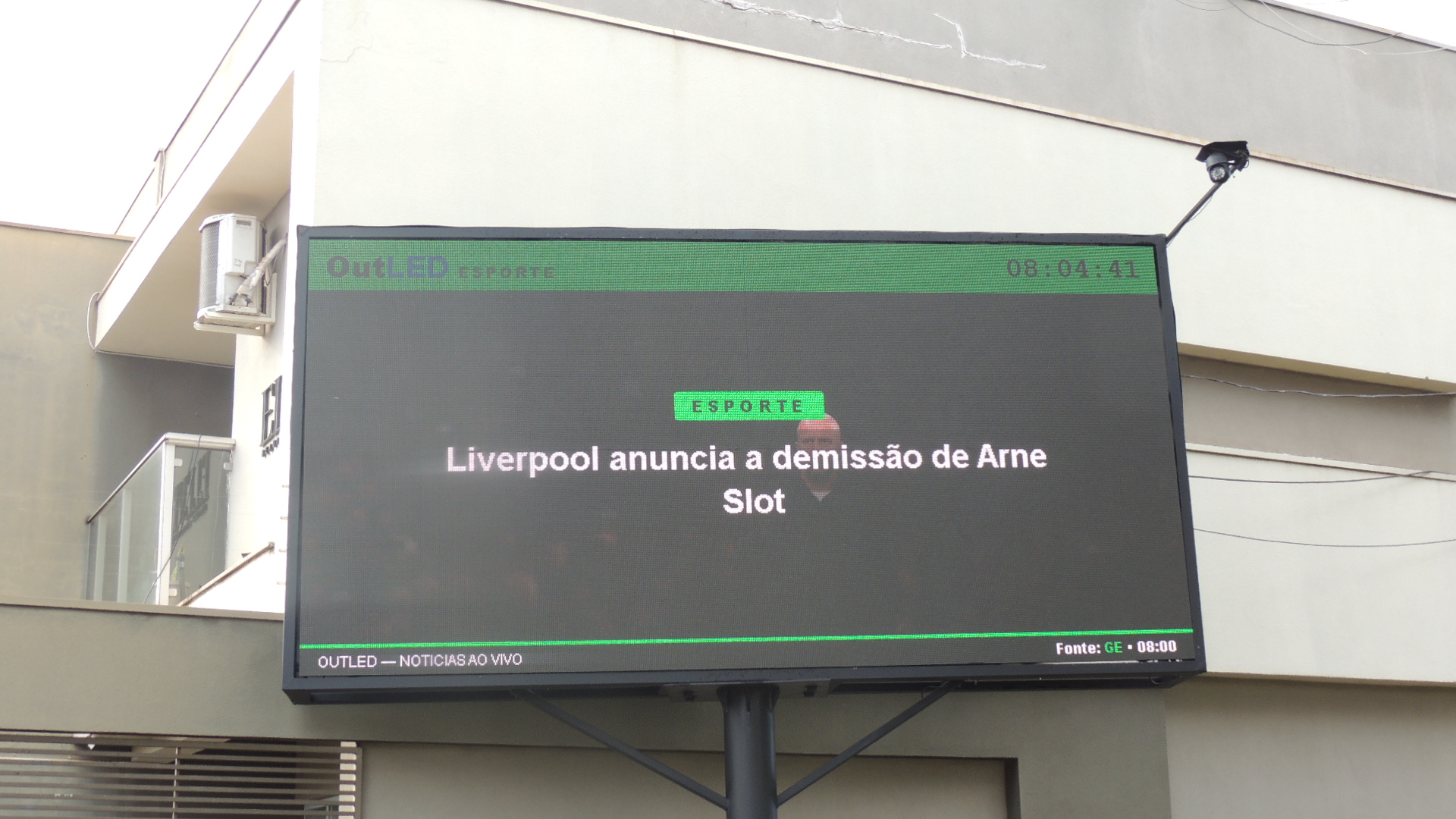 Esporte no painel