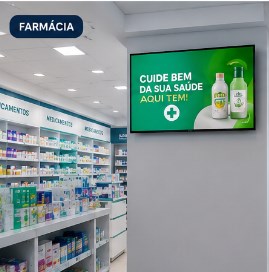TV em farmácia